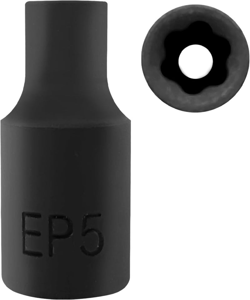 ZKTOOL EP Socket EP5,1/4'' drive External Torx Plus Socket. - Image 1